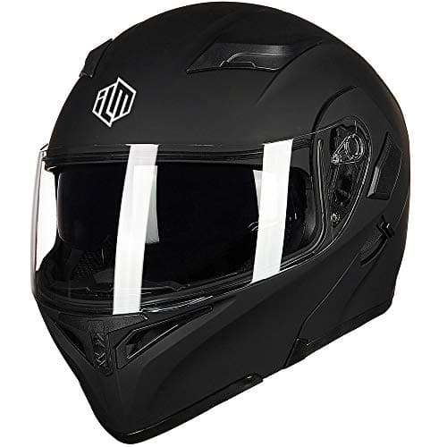 ILM Motorcycle Dual Visor Flip up Modular Full Face Helmet DOT Model 902/902L