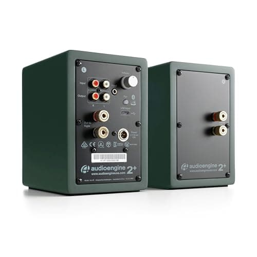 Audioengine A2+ Desktop 24 Bit Limited Edition Wireless Bluetooth Desktop Speakers - 60W Computer Speakers for Music and Gaming Accessories