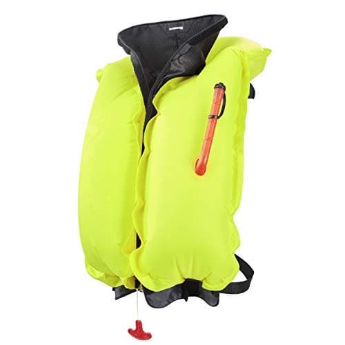 BLUESTORM Cirrus26 Inflatable PFD Life Jackets for Adults | US Coast Guard Approved Automatic Life Vest w/Manual Override Convertibility