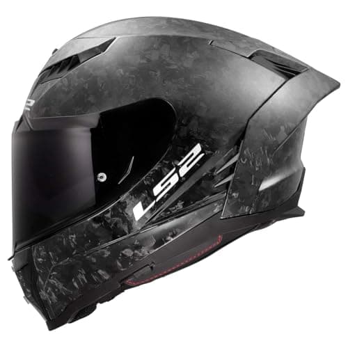 LS2 Helmets Dragon Carbon Full Face Motorcycle Helmet W/ SunShield