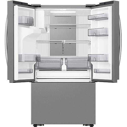 Samsung 31 cu. ft. Mega Capacity 3-Door French Door Refrigerator with Four Types of Ice, Stainless Steel, RF32CG5400SRAA