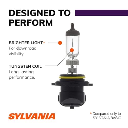 SYLVANIA - 9006 XtraVision Halogen Headlight Bulb - High-Performance Car Headlight - Replacement Halogen Light - For Automotive - 2 Bulbs