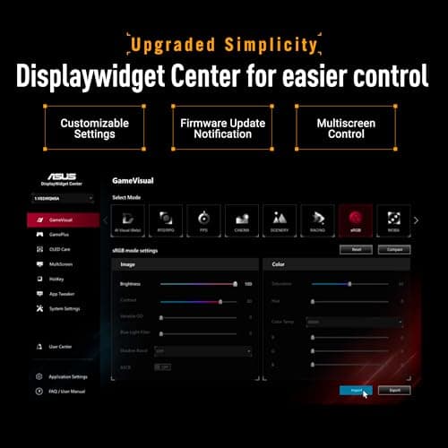 ASUS TUF Gaming Series 5 24” 1080P Gaming Monitor (VG249QM5A) - Full HD, Fast-IPS, 240Hz, 0.3ms, G-SYNC Compatible, FreeSync Premium, Extreme Low Motion Blur Sync, 99% sRGB, Gaming AI, 3 yr Warranty
