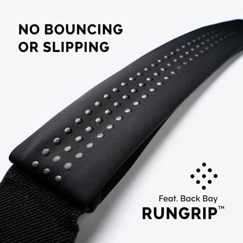 Back Bay Slim Running Belt for Women & Men [Fits ALL Phones], Runners Fanny Pack for Men, Money Belt, Running Gear Gift, Waist Bag Workout Gear, iPhone Runner's Phone Holder Waist Pack