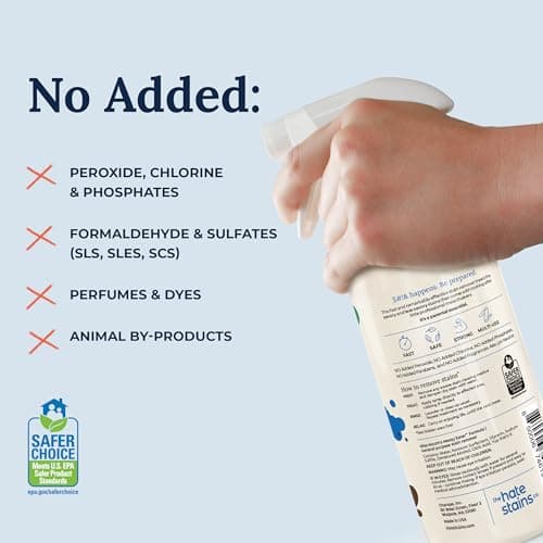 Miss Mouth's Messy Eater Stain Treater Spray - 16oz Stain Remover - Newborn & Baby Essentials - No Dry Cleaning Food, Grease, Coffee Off Laundry, Underwear, Fabric