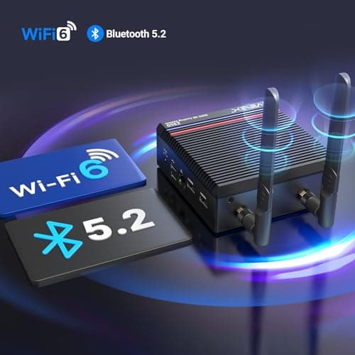 MINIX Fanless Mini PC Windows 11 Pro, Intel i3-N350, NEO Z350-0dB 16GB DDR4 512GB M.2 PCIe Gen3 x 4 SSD Micro Desktop Computer, 4K Dual Display/2.5G LAN, for Business Home Office Multi-Tasking