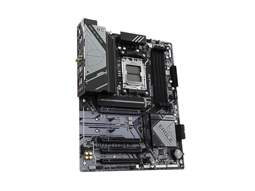 GIGABYTE B650 Eagle AX AM5 LGA 1718 AMD B650 ATX Motherboard, DDR5, Triple M.2 (1x PCIe 5.0 M.2 + 2X PCIe 4.0 M.2), USB 3.2 Gen2x2 Type-C, AMD Wi-Fi 6E, Realtek GbE LAN