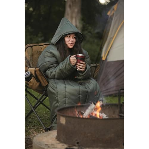 Guide Gear Sportsman’s Sleeping Bag with Arms for Adults Cold Weather, Hunting, Camping, Hiking Accessories