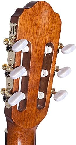WINZZ AC309CE 39 Inches Cutaway Nylon-string Classical Electric Guitar Build-in Pickup Kit Set Online Lessons