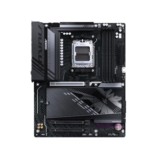 GIGABYTE B850 AORUS Elite WIFI7 AMD AM5 LGA 1718 Motherboard, ATX, DDR5, 3X M.2, PCIe 5.0, USB-C, WIFI7, 2.5GbE LAN, EZ-Latch, 5-Year Warranty