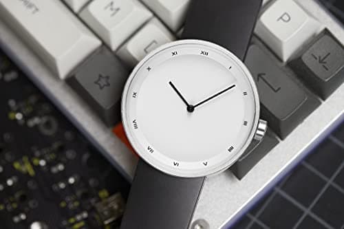 AGEN KGEN Mens Watches Ultra-Thin Minimalist Waterproof Fashion Simple Business Wrist Watch for Men Unisex Dress with Leather Band