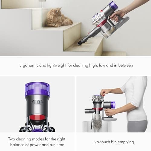 Dyson Car+Boat Handheld Vacuum, Cordless and Lightweight, Cleans Hard Surfaces and Upholstery, 115AW, 2 Power Modes, Up to 50 Minutes²