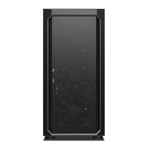 DARKROCK Classico Max Storage Master E-ATX Computer Case with 4x120mm Black Fan, 10 x3.5 HDD+3 x2.5 SDD USB 3.0 Ready, 360mm Radiator Supported, Vertical Slots for GPU Vertically Mount - Black