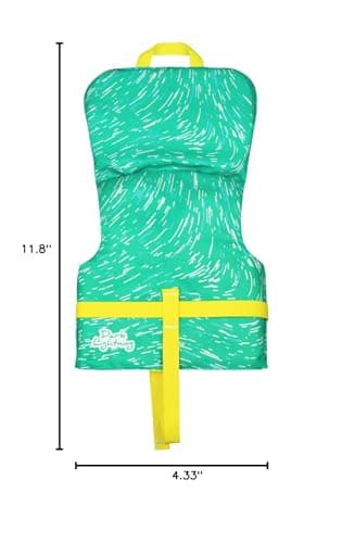 Dark Lightning USCG Approved Infant Life Jacket 0-30 lbs, Toddler Swim Vest and Baby Life Vest for 1-3 Years, 20-30 lbs, Headrest, Leg Strap and Grab Handle
