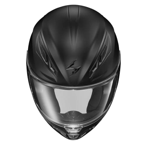 ScorpionEXO R430 Full Face Street Motorcycle Helmet with Bluetooth Ready Speaker Pocketss DOT/SNELL Approved Solid (Matte Black - X-Large)