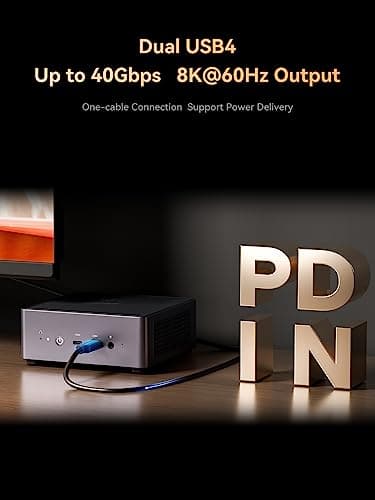 MINISFORUM Venus UM790 Pro Mini PC AMD Ryzen 9 7940HS up to 5.2 GHz 32 GB DDR5 1 TB SSD Radeon 780M Graphics, 4X USB3.2, 2X USB4, 2X HDMI 2.1, PCIe4.0x2, BT5.3, RJ45 2.5G