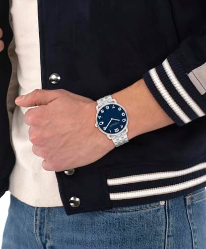 Coach Elliot 2H Quartz Watch for Men - Stainless Steel Wristwatch - Classic, Minimalist - Water Resistant 3 ATM/30 Meters - Premium Fashion Timepiece for Everyday Wear - 41mm