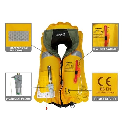Eyson Slim Inflatable Life Jacket Life Vest Automatic