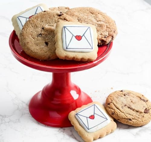 Care package Gift Basket Sending Love Hugs Cookie Chocolate Chip Cookies Fudge Filled For Men Women Kids | INDIVIDUALLY WRAPPED | Large Cookies | Get Well Soon Sympathy Miss You Thinking Of You Envelope Cookies