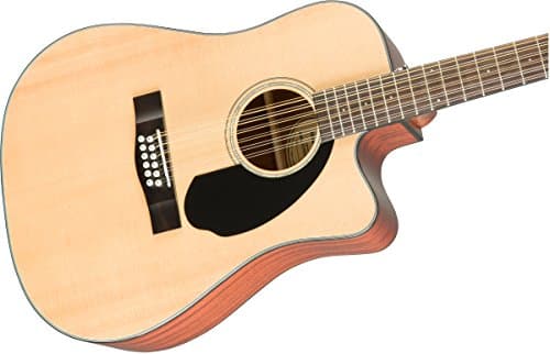 Fender CD-60SCE 12-string Dreadnought Acoustic Guitar, Natural