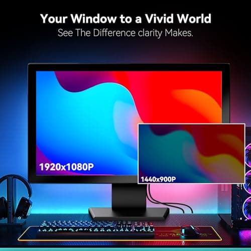Touch Screen Monitor 21.5 Inch FHD 1920x1080P Industrial PC Display, HDMI VGA Touchscreen Computer Monitor for Laptop PS4 Xbox, 75Hz Desktop Touch Display, Black