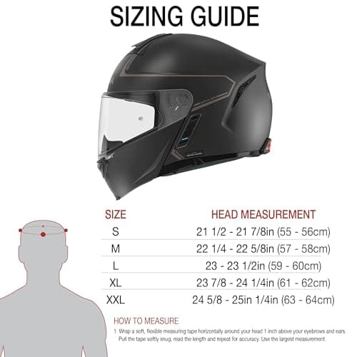 Sena Impulse DOT Flip Up Modular Bluetooth Helmet w/Sound by Harman Kardon Dual Visor Helmet with Integrated Mesh Intercom System / MP3 / Voice Dial (Matte Black, Small)