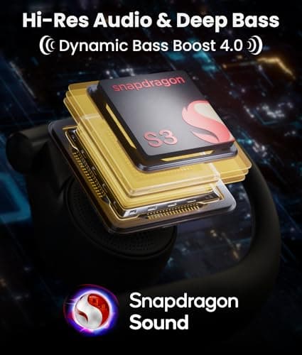 Cleer ARC 4 Plus Open Ear Earbuds,True Wireless Bluetooth Earphones with Dolby Audio and Head Tracking, Earhook Earbuds with 34H Playtime, IPX7 Waterproof Sports Headphones for Workout, EQ, Black