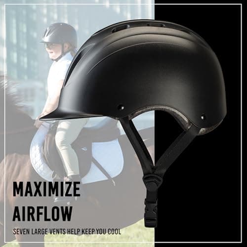 Troxel Sport 2.0 Injection Molded Horse Riding Helmet, Lightweight Adjustable Design, Safety Horseback Riding Gear