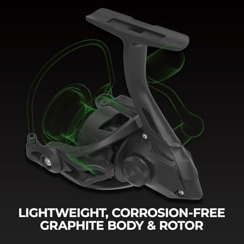 KastKing Spartacus II Spinning Reel – Sealed Carbon Fiber 22LBs Max Drag – 7+1 Stainless BB for Saltwater&Freshwater – 5.2:1 Gear Ratio – Size 500&1000 Perfect for Ice Fishing