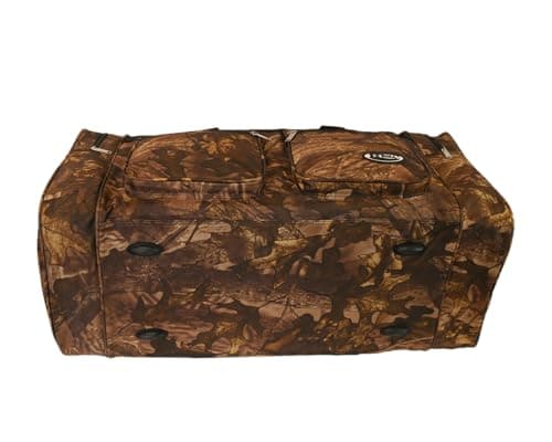 E-Z Roll 30 Inch EXTRA LARGE Tree Camouflage Duffel Bag-Oversized Travel & Outdoor/Hunting Gear Bag, 30x14x12 Inches,Heavy Duty, Water-Resistant in 5 Colors (NOT CARRY-ON SIZE) (Black Trim)