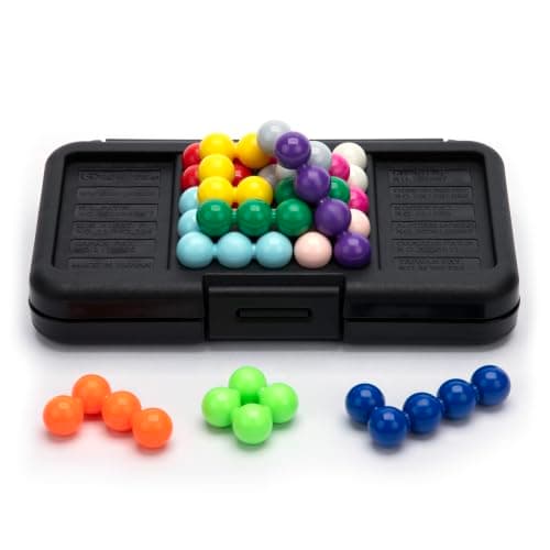 Educational Insights Kanoodle - Original 3D Brain Teaser Puzzle, Single Player Mind Challenge Toys, Handheld Travel Games, Challenging Logic Puzzles and Gifts for Kids, Teens & Adults Ages 7+