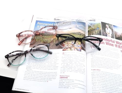 OLOMEE Blue Light Blocking Reading Glasses Women Round Readers Cute Cheaters for Small Head&Face Black/Clear/Tortoiseshell