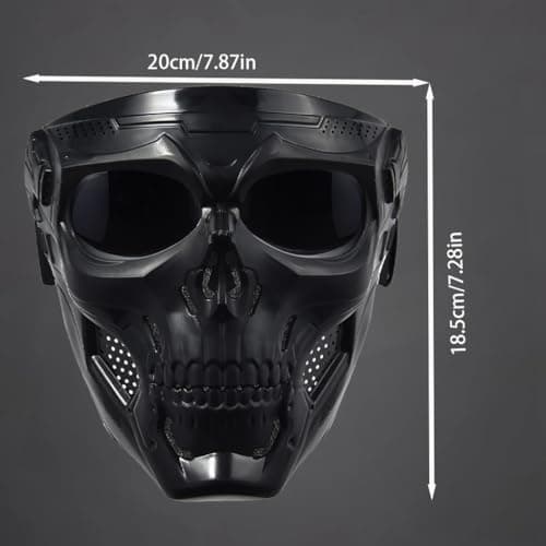 Motorcycle Face Mask Full Face,Dirt Bike Goggles Motocross, ATV, Offroad, Riding Racing Goggles for Men Women