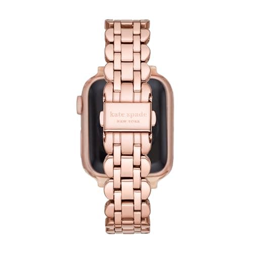 Kate Spade New York Designer Interchangeable Stainless Steel Band Compatible with Your 38/40/41mm Apple Watch Series 9/8/7/6/5/4/3/2/1/SE