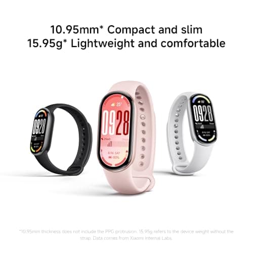 XIAOMI Mi Smart Band 10 (2025) Global Version - 1.72" AMOLED Display | 21 Days Battery Life | Touchscreen, Multi-Sport Tracker, Activity Tracker, Heart Rate Monitor | BT5.4 - (Midnight Black)