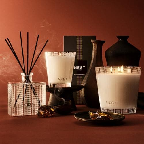 Up to 60-Hour Burn Time - Reusable Glass Vessel - 8.1 oz NEST New York Scented Classic Candle, Moroccan Amber B00394Z0PY