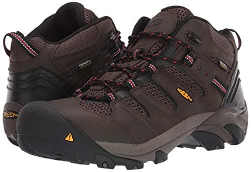 KEEN Utility Men's Lansing Mid Height Steel Toe Waterproof Work Boots