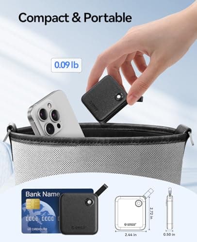 ORICO Portable SSD 256 GB with 2 in 1 USB C Cable, External Solid State Drives, Up to 460MB/s, Status Indicator, Reliable Storage for USB-C Smartphone, Tablet, PC - B5PLUS