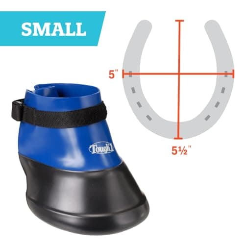Tough 1 Hoof Saver Boot, Royal Blue, Small