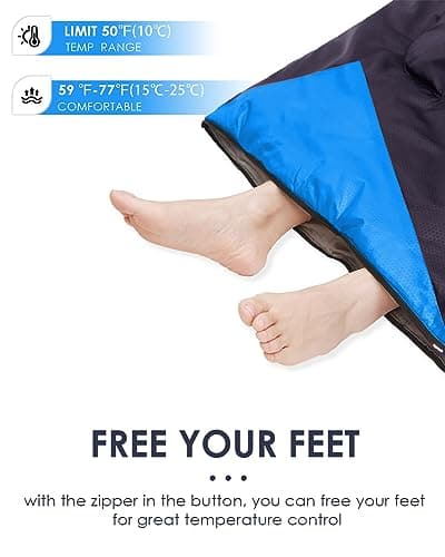 Sleeping Bags for Adults Backpacking Lightweight Waterproof- Cold Weather Sleeping Bag for Girls Boys Mens for Warm Camping Hiking Outdoor Travel Hunting with Compression Bags