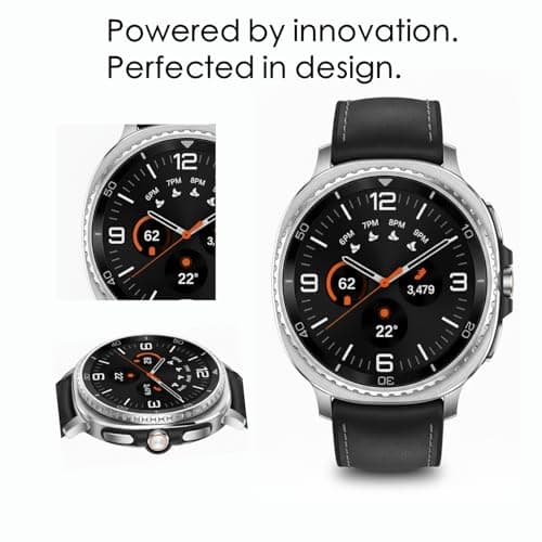 Samsung Galaxy Watch 8 Classic (2025) 46mm LTE Smartwatch – Black | Rotating Bezel, Sleep & Fitness Tracking, Energy Score, Quick Button [US Version] + Extra Sports Band & Screen Protector