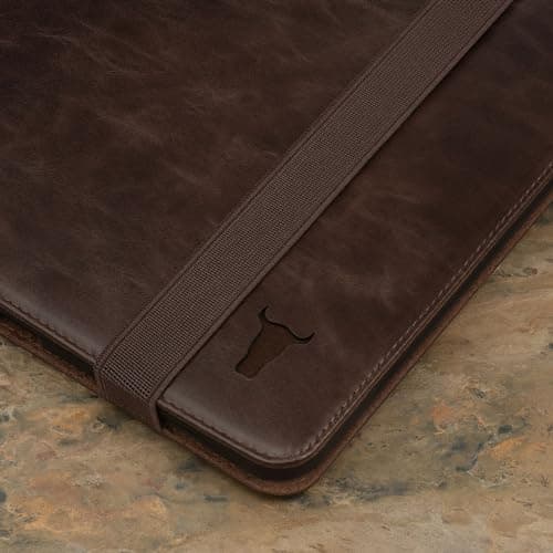 TORRO Case Compatible with iPad Pro 13” (2025/2024) – Premium Leather iPad Pro 13” M5 / M4 Case with Stand Function, Apple Pencil Connectivity and Wake/Sleep Function (Dark Brown)