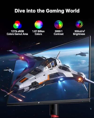 KTC 32 Inch 4K Gaming Monitor, 165Hz UHD (3840x2160P) Fast IPS Screen, 1ms (MPRT), Adaptive Sync, 3000:1 Contrast,121% sRGB,HDMI 2.1 Display Port 1.4, Tilt/Height Adjustment, VESA Mount, H32P22P