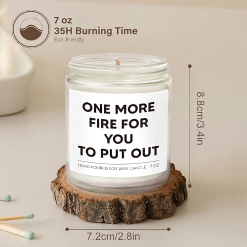 Bosses Day Gifts for Woman, Funny Boss Gifts for Women, Coworker Gift for Women, Farewell Gift for Coworkers, Coworkers Birthday Present, Funny Present for Manager, Lavender & Woods Scented Candle 7oz B0GR5BJXM1