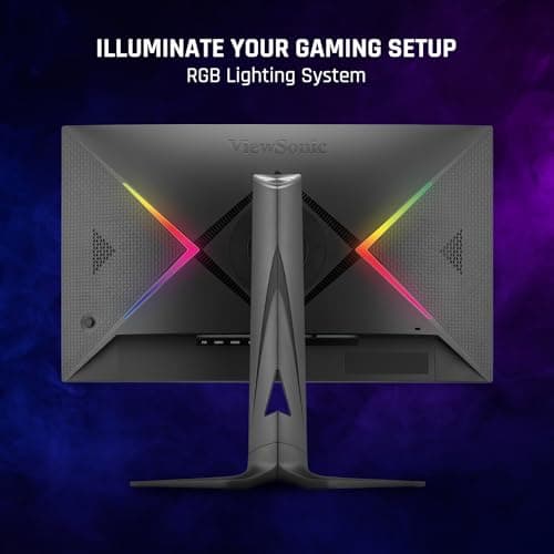 ViewSonic XG2536 25 Inch 1080p Gaming Monitor, IPS with 280Hz and 0.5ms for Elite Gaming Performance, FreeSync Premium and G-Sync Compatible, Advanced Ergonomics, 65W USB-C, HDMI, and DisplayPort
