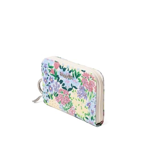 Baggallini Deluxe Card Case - Lightweight 5.5"x3.3" RFID Protected Womens Wallet Card Holder