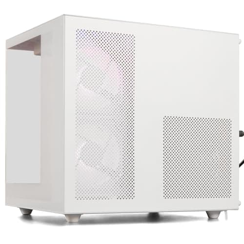 WIWB Gaming PC Desktop, Ryzen 7 8700F, GeForce RTX 5060(8G), 32GB DDR5 RAM, 1TB NVMe 3.0 SSD, Wi-Fi 6 650W PSU High-end Tower Computer (White)