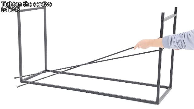 OLIXIS 47 Inch Home Office Desk, Small Computer Work Table with X-Shaped Reinforcement, Modern Simple Writing and Study Desk for Home Office, Bedroom, or Dorm Room, Black