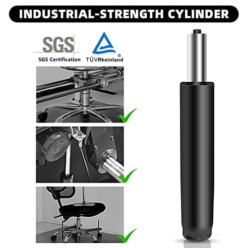 Omyoffice Office Chair Cylinder Replacement,Heavy-Duty Highest End Class 4 Hydraulic Pneumatic Piston, Universal Size Fits Most Chairs