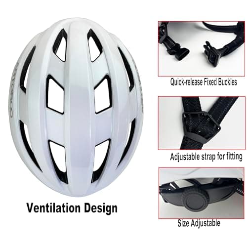 Bike Helmet for Adults-Removable Liners & Size Adjustable- Road Bicycle Helmets in Mountain, for Youth & Adult Men and Female